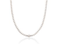 Collana Miluna Donna COLLANE PERLE BOULE E FANTASIA in Oro bianco Perla PCL6316